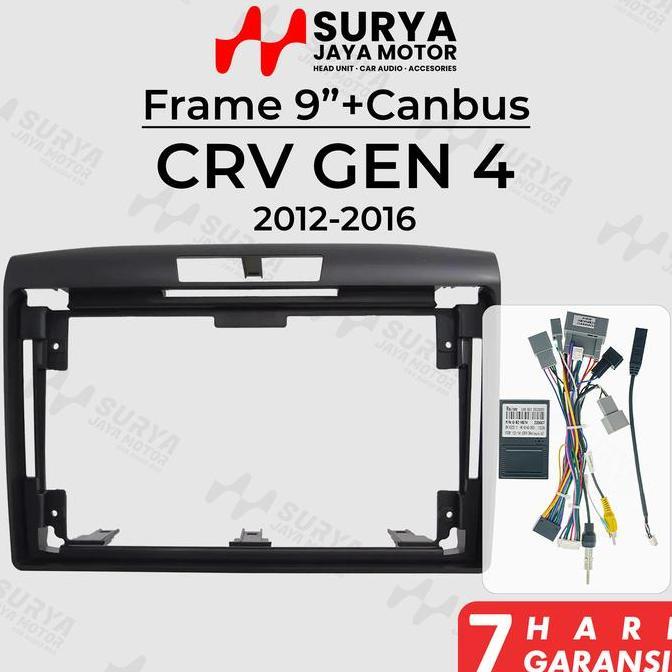 * FRAME 9 INCH +CANBUS CRV GEN 4 2012-2016 | HONDA CRV GEN 4 GEN4 2012 2013 2014 2015 2016 //