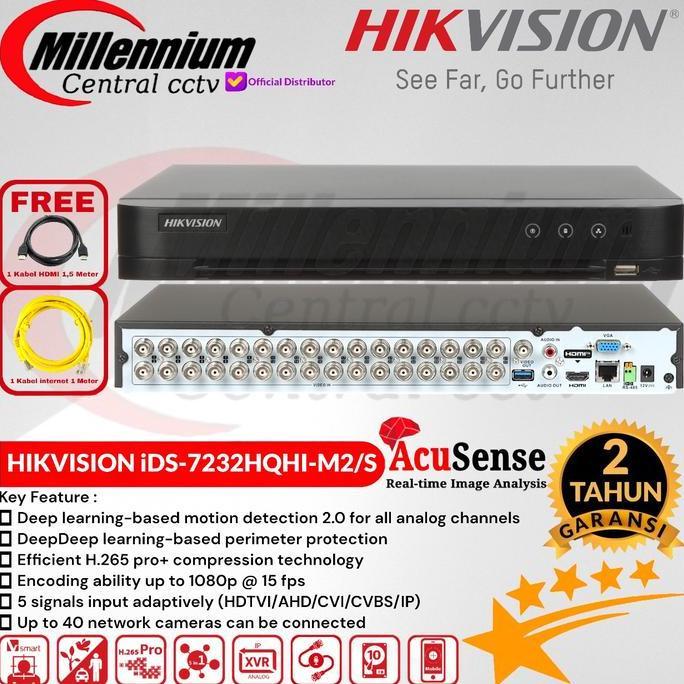 DVR HIKVISION 32 CHANNEL iDS-7232HQHI-M2/S