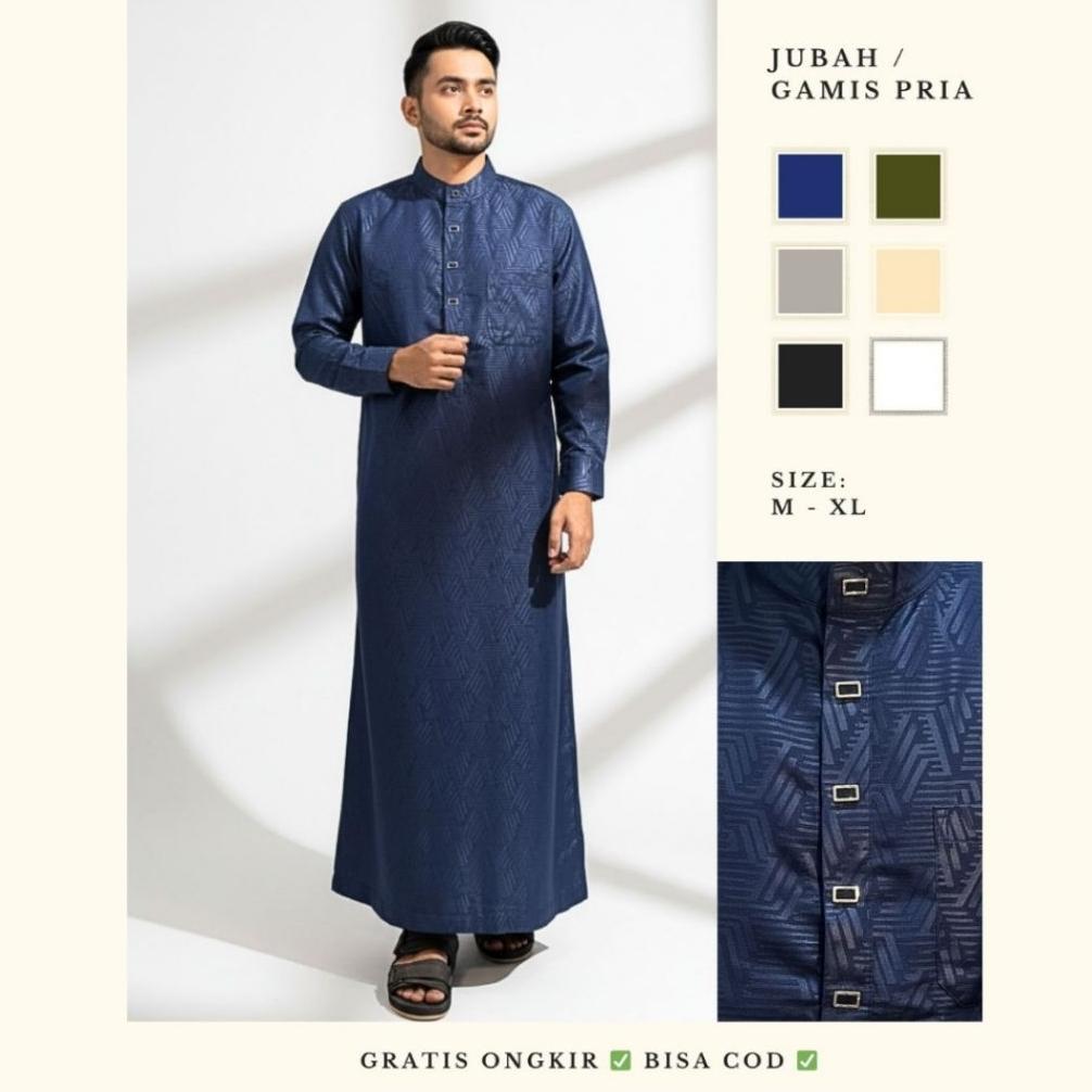 PREMIUM VANTEZ - GAMIS JUBAH PRIA / BAJU MUSLIM KOKO EMBOS DEWASA 2026