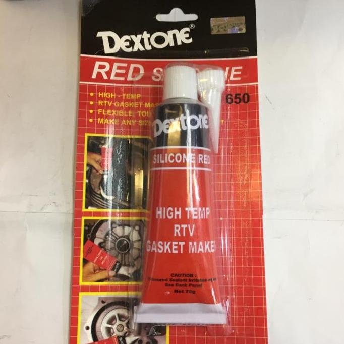 Lem Sealant Silent Lem Automotif Dextone Autosealer 70 Gr Red Color Murah