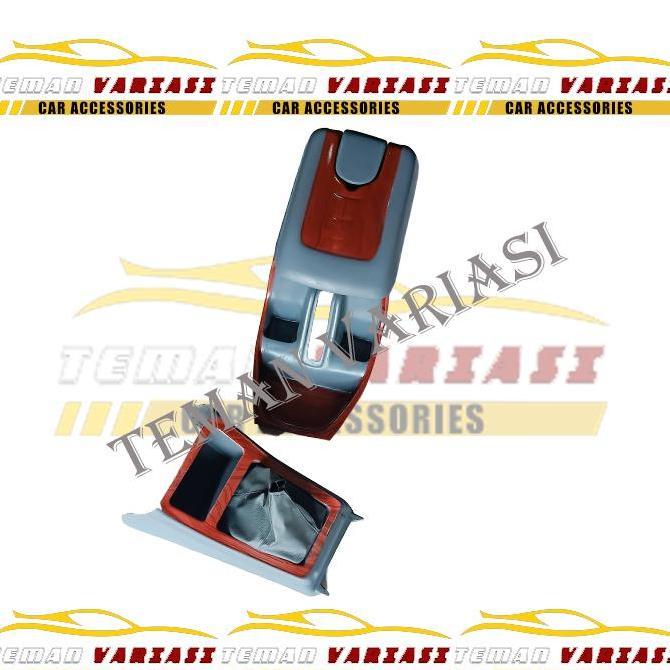 Console Box Toyota Kijang Kapsul Lgx New 2000 2001 2002 2003 Grey Wood Ready