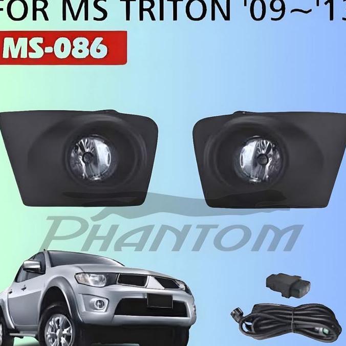 Fog Lamp Foglamp Lampu Kabut Led Drl Ms- 086 Strada Triton L200 Best Quality