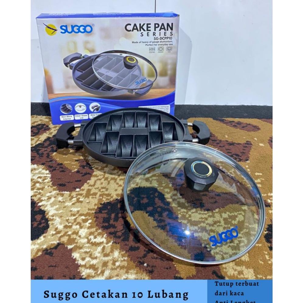 Cetakan kue Pukis Suggo 10 Lubang / Cake Pan Pukis 10 Lubang Suggo / Cetakan Pukis Suggo 10 Lubang D