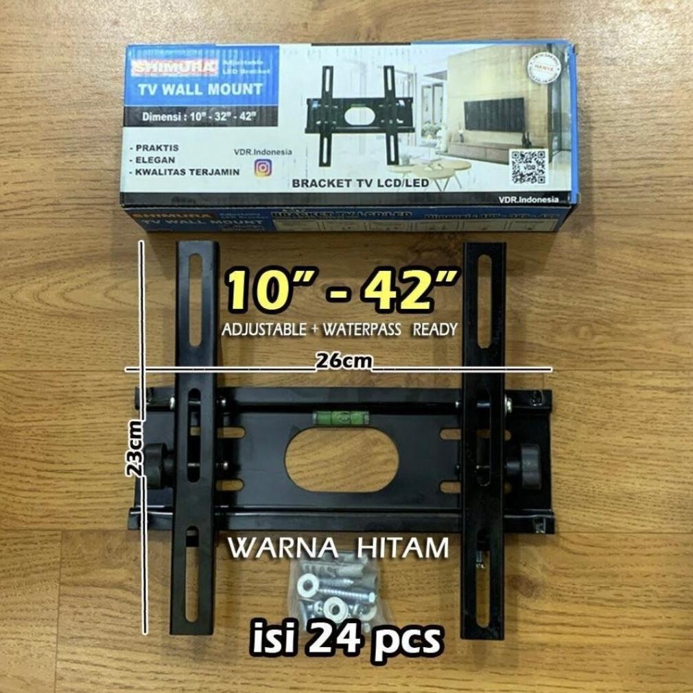 Big Sale Shimura Kecil 10"-42" Breket Tv Brecket Tv Bracket Tv Lcd Led Shimura Kecil 10"-42"