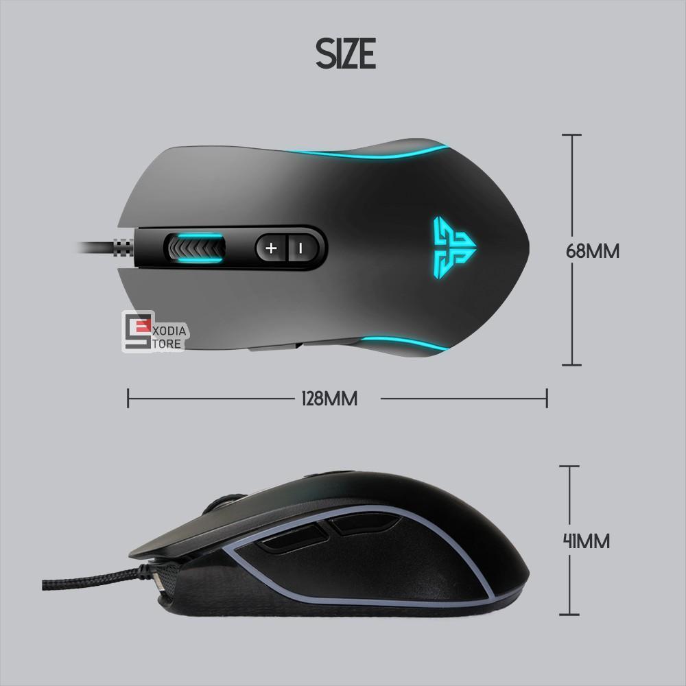 Fantech Thor X9 Gaming Mouse Macro Pb Original Rgb 4800 Dpi 7D Programmable & Kanata Vx9 600 Dpi 7 L