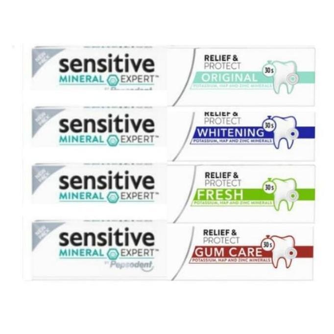 Forca- Pepsodent Sensitive Mineral Expert Whitening/Original 100Gr~ Pepsodent Sensitive Original