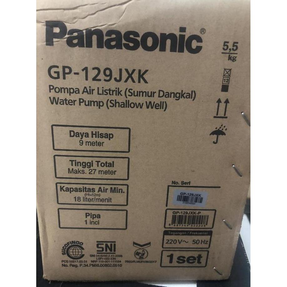 Liderado- Panasonic Gp 129 Jxk (Manual) Mesin Pompa Air Panasonic Gp129Jxk Sumur Dangkal