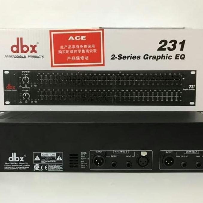Ajuste- Equalizer Dbx 231 (31 Channel ) Profesional Equaliser Audio