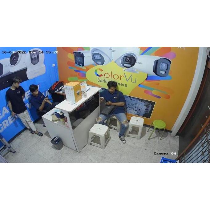 PAKET CCTV HILOOK 4 CHANEL 4 KAMERA LENGKAP HARDISK GARANSI