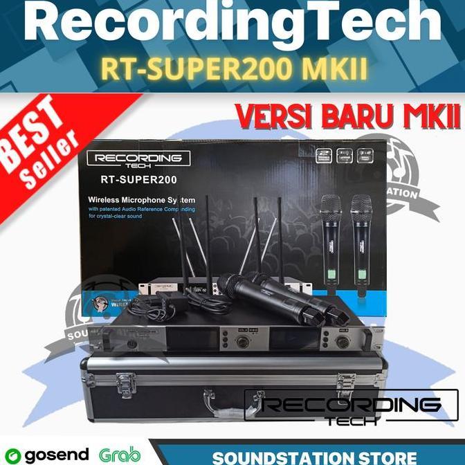 RECORDING TECH RT-SUPER200 2 CHANNEL WIRELESS MICROPHONE