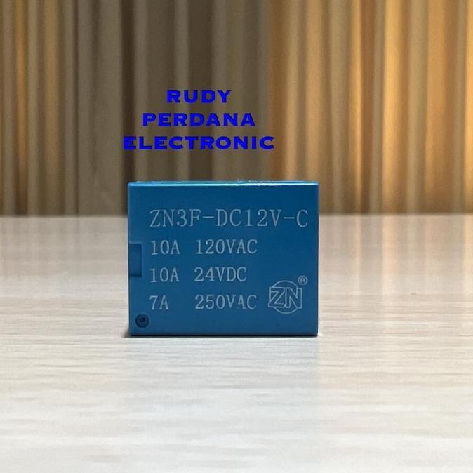 RELAY 5 PIN 5P KAKI 12V 12 VOLT ZN ZN3F-DC12V-C MOS27