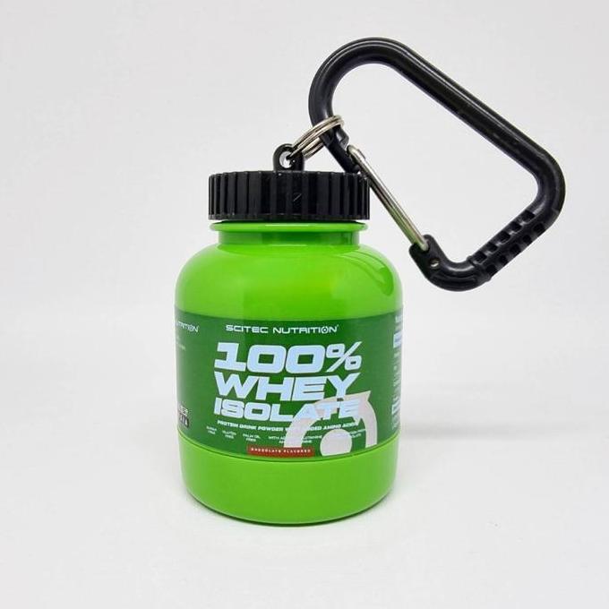 Healthy- Funnel Corong Dah Penyimpan Susu Whey Protein Gainer Amino Bcaa