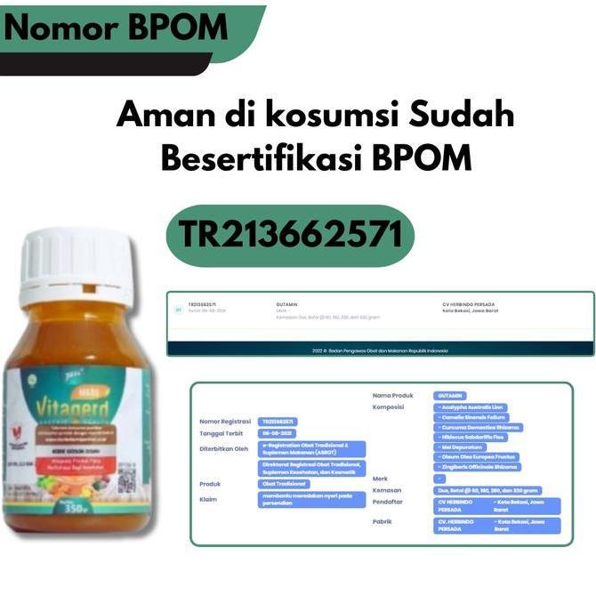 Excellent- Madu Vitagerd Herbal - Obat Herbal Alami