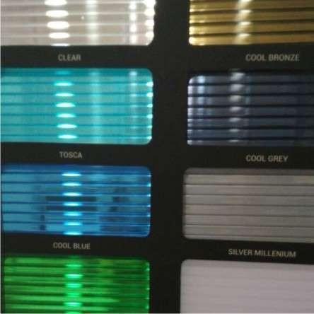 TWINLITE 6MM / ATAP FIBER KANOPI POLYCARBONATE POLIKARBONAT CLEAR/BENING, GREY/ABU, BRONZE/COKLAT, B