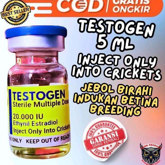 NEW TESTOGEN 5ML JEBOL BIRAHI BURUNG BETINA BREEDING TESTOGEN HORMON ESTROGEN VITAMIN TERNAK BURUNG 