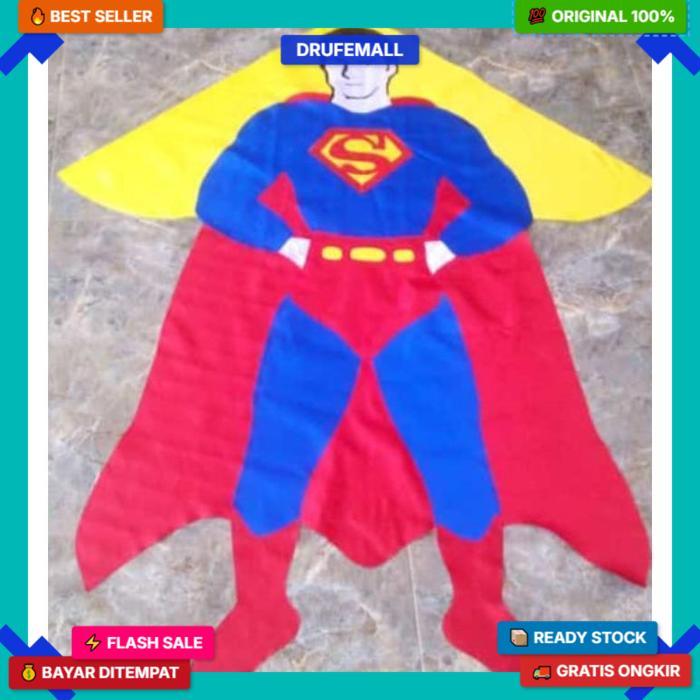 Layangan Kain Karakter / Layangan Hias / Layangan Superman Tidak Kaleng-Kaleng
