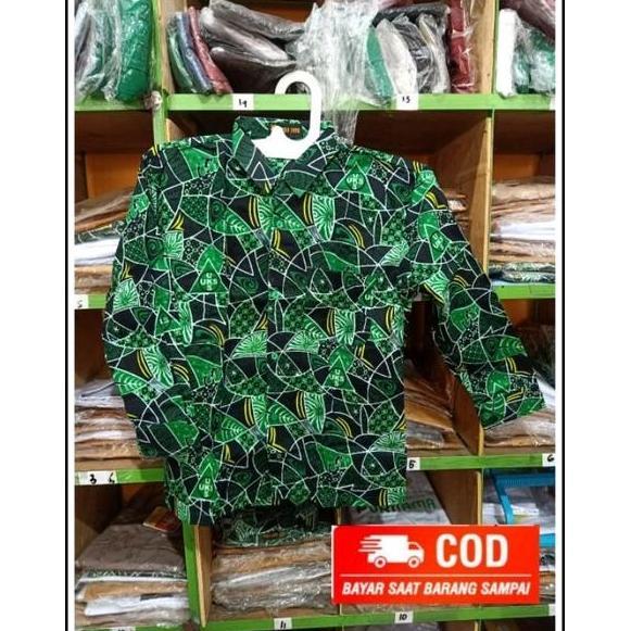 PREMIUM seragam batik SD sidoarjo batik UKS Sidoarjo lengan panjang PREMIUM
