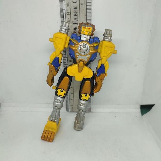 ACTION FIGURE 5.5' POWER RANGERS NINJA STORM YELLOW WIND TRI BATTLIZED ZORD PART ONLY BANDAI ORIGINA