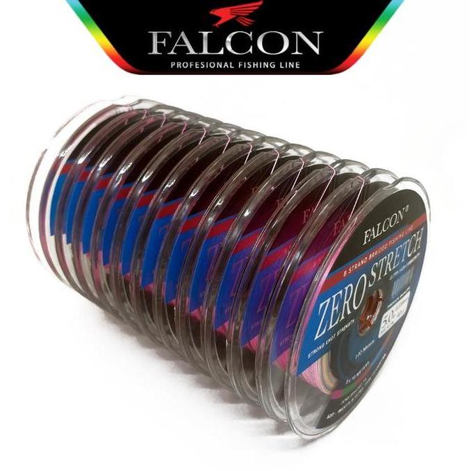 Lansungkirim- Senar Pe X8 Falcon Zero Stretch Braided Pe Mancing Pancing