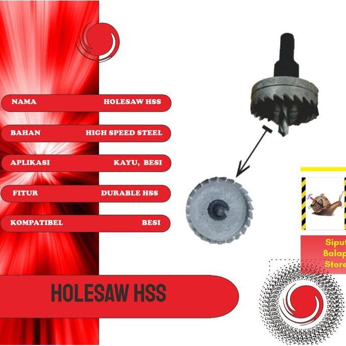 Hole Saw Besi 48-100mm / HoleSaw Besi 48-100mm /Mata Bor Besi 48-100mm