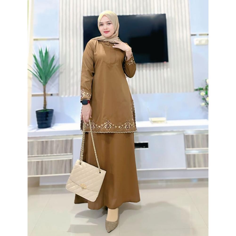 Sales Setelan Rok Pemda Bordir Asn Pdh Gamis Malaysia Pemda || Pakaian Wanita || Seragaman Kantoran