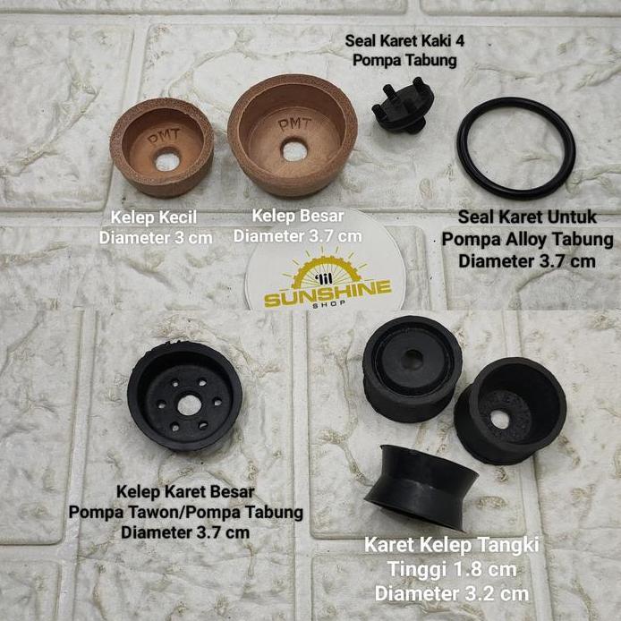 Kelep Pompa Angin Ban Dalam Sepeda / Seal Karet Pompa Tabung Angin Alloy Untuk Sepeda