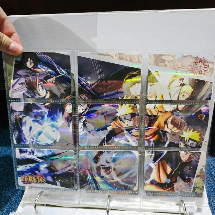 [SET 9 PCS] Kartu Naruto CARD MASTER Puzzle Set - Naruto Uzumaki & Sasuke Uchiha