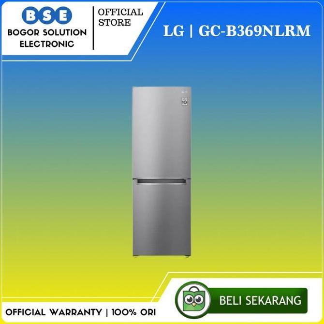 Kulkas Bottom Freezer LG GC B369NLRM 335L Kulkas Freezer Bawah LG 335L