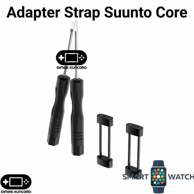 Adapter Strap Suunto Core Conector Penghubung Lugs Strap Zulu Nylon
