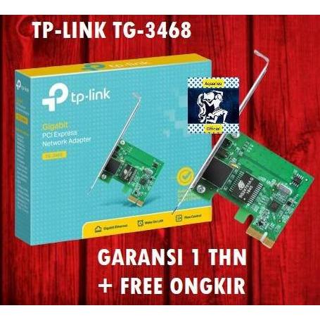 TP-LINK TG-3468 Gigabit PCI Express Network Adapter TP LINK TG 3468