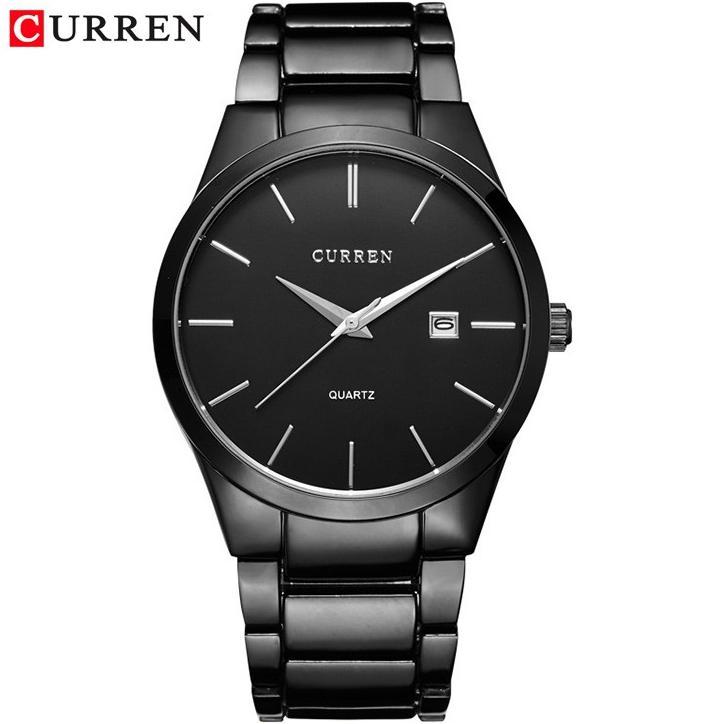 PROMO CURREN 8106 Jam Tangan Pria Analog Stainless Steel CURRENOS