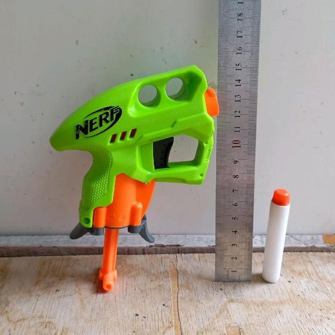 MAINAN TEMBAKAN NERF NANOFIRE HIJAU CS99