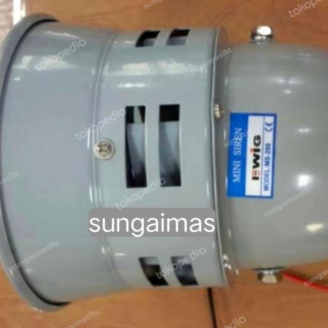 Promo Motor Sirine Ms-290 220 Volt Ac,24 Volt Dc,12Volt Dc Merk Ewig