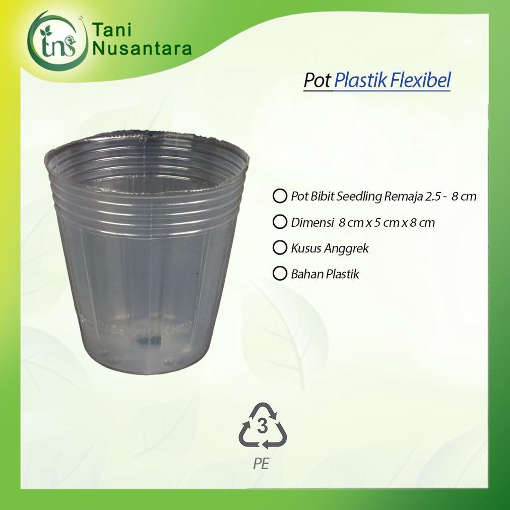 Soft Pot Anggrek / Fleksible Cup 10 Pcs
