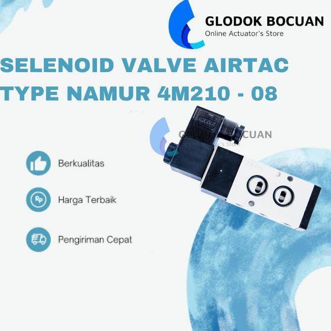 Solenoid Valve Airtac 4M210-08 / 4M210-08 Airtac - Ac 220 Murah