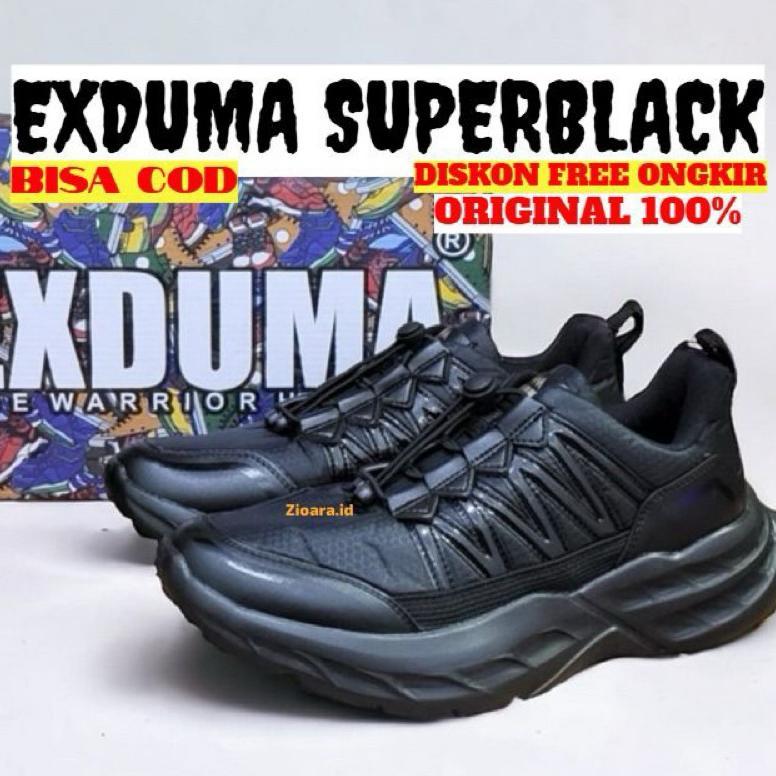 SEPATU EXDUMA SUPERBLACK BROTRHERHOOD EXDUMA FULLBLACK