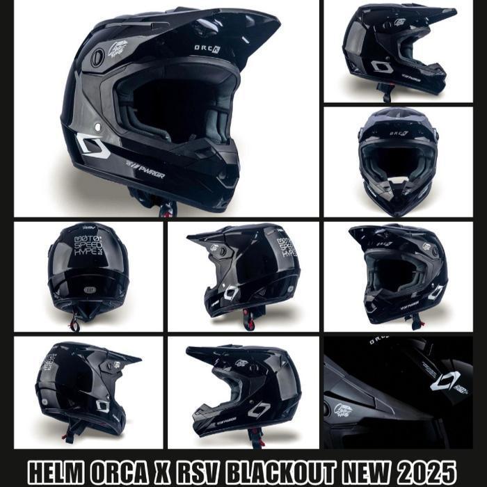 Helm Cross/Supermoto Rsv Orca Rebel-R / Rebel R Original Dan Terpercaya
