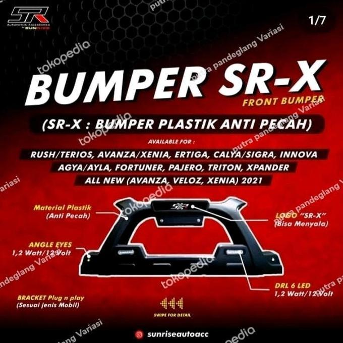 TANDUK DEPAN MOBIL AVANZA / XENIA 2004 - 2025  MODEL X LUXURY KOMPLIT MEREK SUNRISE CAR FORSALE