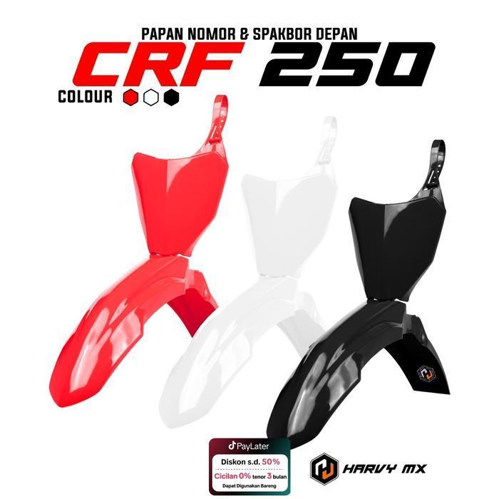 Harvymx Spakbor Depan Papan Nomor Crf 250 Original Dan Terpercaya
