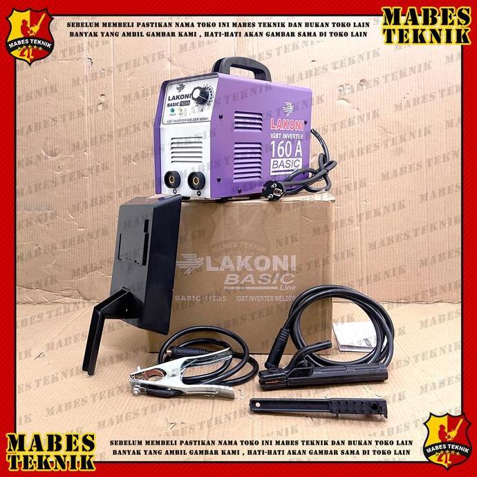 Promo Mesin Las Lakoni Basic 162Ix - Trafo Las Inverter Welder Basic 162 Ix