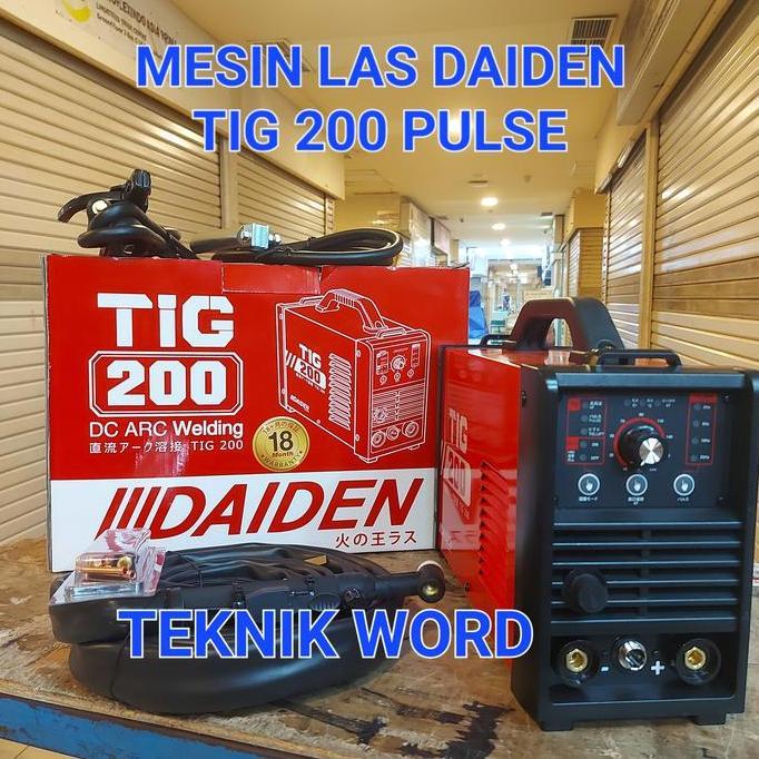 Murah Mesin Las Daiden Tig 200 Pulse Inverter Daiden Tig 200 Pulse