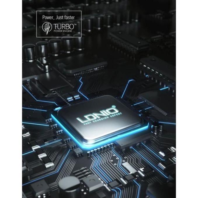Berizka_ - Ldnio Steker Colokan Listrik Stop Kontak 4 Socket On Off 4 Usb Sc4408 Sc4408C
