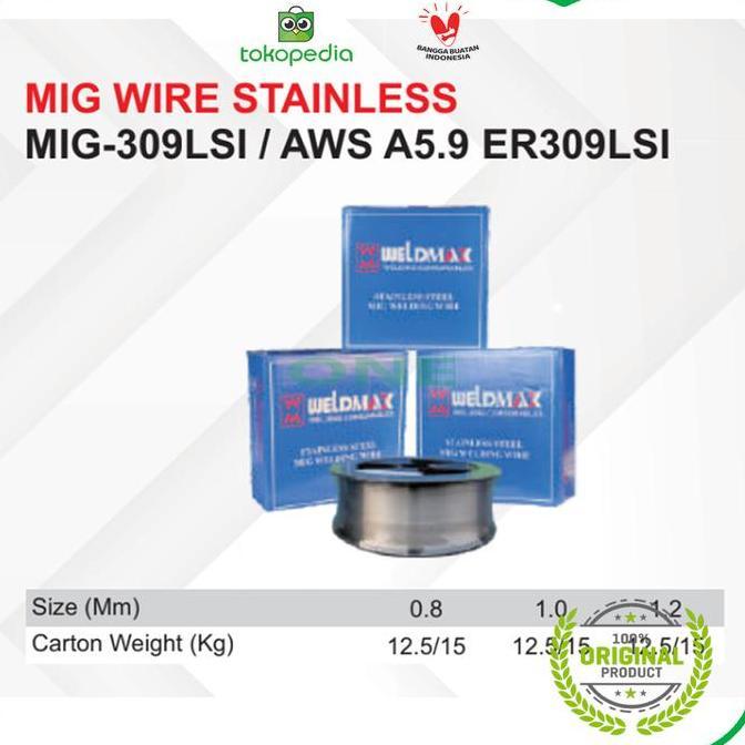 Grosir Kawat Las Mig Sus309 Diameter 0.8. Kawat Las Mig 309