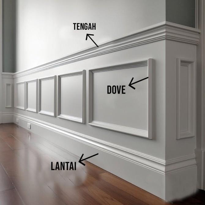 List Wall Moulding PVC - List Dinding List Siku Plafon(Khusus Bandung)