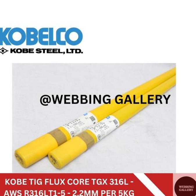 Promo Kawat Las Kobe Tig Flux Core Tgx 316L - Aws R316Lt1-5 - 2.2Mm Per 5Kg