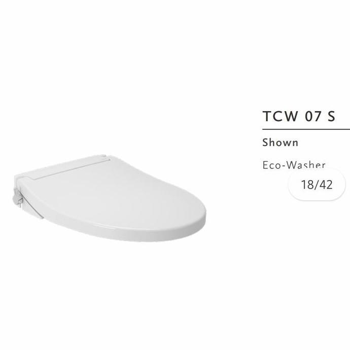 Tutup Closet Duduk Toto Eco Washer TCW 07 S Soft Closing