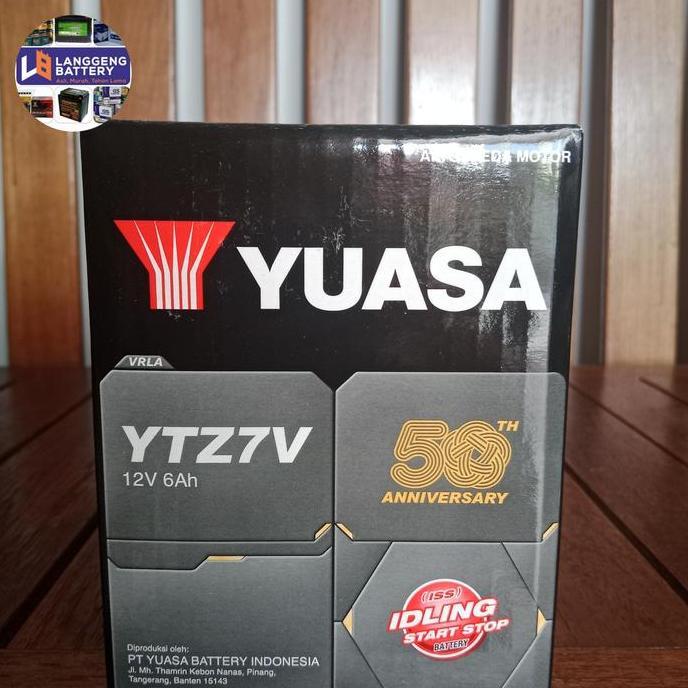 NEW AKI YUASA YTZ7V UNTUK YAMAHA NMAX ORI