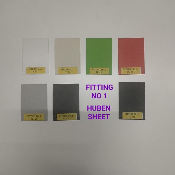 PVC SHEET TEBAL 0,3 WARNA POLOS TACO DECO HUBEN SHEET
