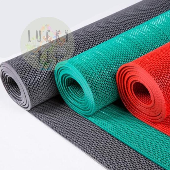 Karpet PVC alas kandang torto 30x60 cm kura kura darat sulcata reptil