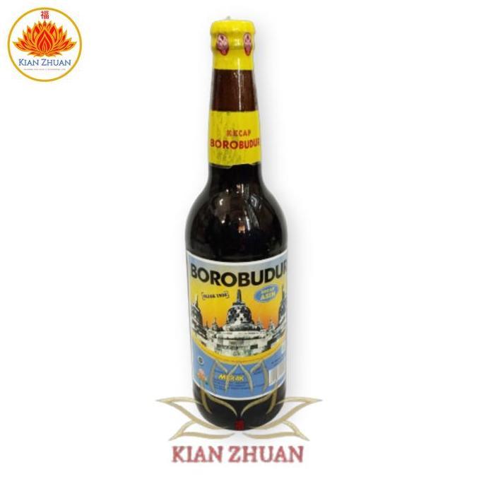 Kecap Cap Borobudur Asin/Manis 275ml, 550ml, 600ml, Botol/Refill